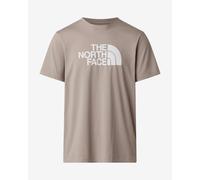 T-shirt The North Face Half Dome Evolution manica corta marrone chiaro bianco - M