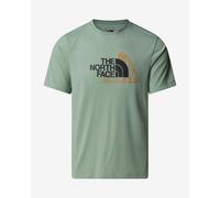 T-shirt The North Face Mountain Foundation manica corta verde chiaro - M
