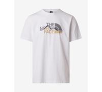 T-shirt The North Face Mountain Line Graphic bianca a manica corta - M