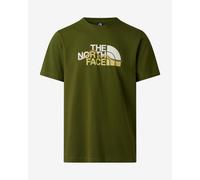 T-shirt The North Face Mountain Line Graphic verde kaki - XL