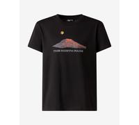 T-shirt The North Face Mountain Night Relaxed manica corta nero bambino - XL