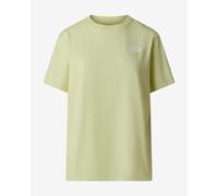T-shirt The North Face NSE Box Evolution manica corta gialla donna - L