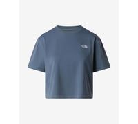 T-shirt The North Face Simple Dome Evolution Crop RLX manica corta azzurro pallido donna - XL