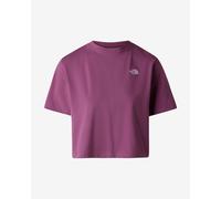 T-shirt The North Face Simple Dome Evolution Crop RLX viola manica corta donna - S