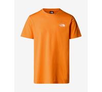 THE NORTH FACE NF0A87NG6HI M S/S Simple Dome Tee T-Shirt Uomo Digital Orange Taglia S