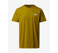 T-shirt The North Face Simple Dome manica corta verde giallastro - M