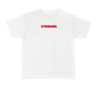 T-shirt The Weekend donna stampa stargirl top bianco cotone merce da concerto