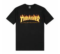 T-shirt Thrasher Magazine Flame Black