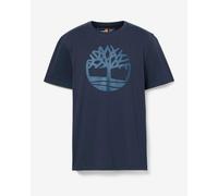 Timberland T-Shirt da Uomo con Logo ad Albero Kennebec River Blu Taglia XL Codice TB0A2C2RZ02 Blu