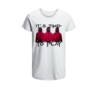 T-Shirt Time to Play Uomo Abbigliamento 100% Cotone Taglia dalla S a XXL