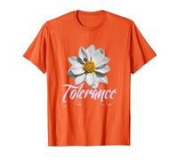 T-Shirt Tolleranza - Non Violenza Contro Le Donne - Rispetto Maglietta, Uomo, Arancio, XXL