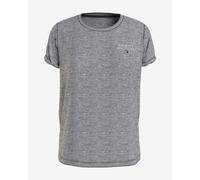 T-shirt Tommy Hilfiger Original Logo manica corta grigio bianco donna - M
