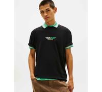 T-shirt Tommy Jeans RLX LA Backprint blu verde bianco - S