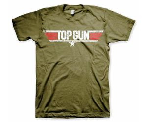 T-shirt Top Gun Distressed Logo maglia Uomo ufficiale by Hybris