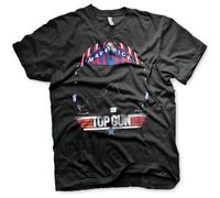 T-shirt Top Gun - Maverick Helmet maglia Black Uomo ufficiale by Hybris