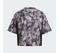 T-shirt Train Essentials Allover Print Flower Tie-Dye Black 2XL