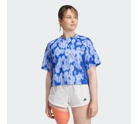 T-shirt Train Essentials Allover Print Flower Tie-Dye Semi Lucid Blue XL