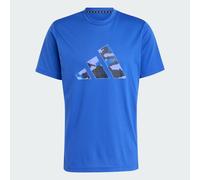 T-shirt Train Essentials Camo Graphic Logo Semi Lucid Blue 2XL