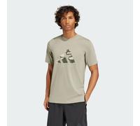 T-shirt Train Essentials Camo Graphic Logo Silver Pebble 2XL