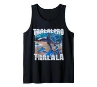 T-shirt Tralalero Tralala Shark Meme Italian Brainrot Canotta