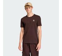 adidas Originals - Trefoil Essentials - T-shirt color caffè aurora in piqué-Marrone S