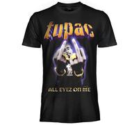 T-Shirt Tupac ufficiale maglia maglietta originale Nera Rap 2Pac Makaveli