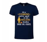 T-shirt tutti gli uomini nascono uguali ma solo i migliori diventano VIGILI del
