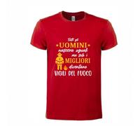 T-shirt tutti gli uomini nascono uguali ma solo i migliori diventano VIGILI del