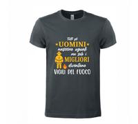 T-shirt tutti gli uomini nascono uguali ma solo i migliori diventano VIGILI del
