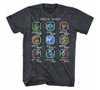 T-Shirt Ufficiale Licenziata Adulto Mega Man Stage Select Capcom