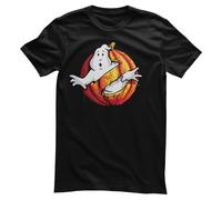 T-Shirt Ufficiale Licenziata Ghostbusters - Logo Zucca Di Halloween Da Uomo