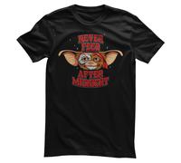 T-Shirt Ufficiale Licenziata Gremlins - Non Nutrire Gizmo Dopo Mezzanotte