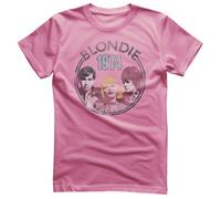 T-Shirt Ufficialmente Licenziata Blondie - Circolare 1974 Da Uomo