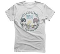 T-Shirt Ufficialmente Licenziata Blondie - Circolare 1974 Da Uomo