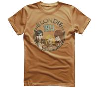 T-Shirt Ufficialmente Licenziata Blondie - Circolare 1974 Da Uomo