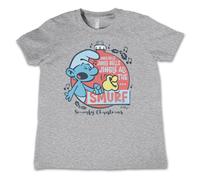 T-Shirt Ufficialmente Licenziata DeI Puffi - Jungle Tutti I Puffi Ragazzi