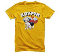 T-Shirt Ufficialmente Licenziata Di Superman - Krypto Il Supercane Per Uomo