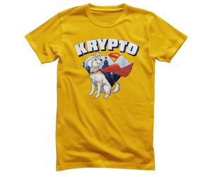 T-Shirt Ufficialmente Licenziata Di Superman - Krypto Il Supercane Per Uomo