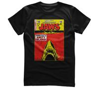 T-Shirt Ufficialmente Licenziata JAWS - 50° Anniversario Uomo
