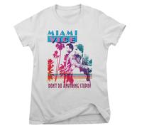 T-Shirt Ufficialmente Licenziata Miami Vice - Non Fare Niente Di Stupido
