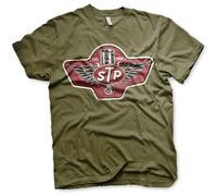 T-Shirt Ufficialmente Licenziata STP - Emblema Del Pistone Da Uomo