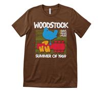 T-Shirt Ufficialmente Licenziata Woodstock - Estate Del 1969 Per Uomo