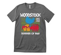 T-Shirt Ufficialmente Licenziata Woodstock - Estate Del 1969 Per Uomo