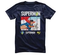 T-Shirt Ufficialmente Licenziato Superman - Look Up Da Uomo