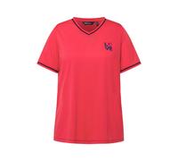 T-shirt Ulla Popken da donna taglie forti Love scollo a V mezza manica