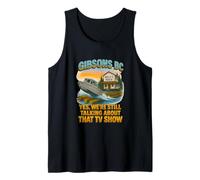 T-Shirt Umoristica Gibsons BC Boat Ocean Retro TV Show Canotta