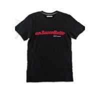 T-shirt Un sacco bello nera bianca film Verdone Brega cotone cinema cult anni 80