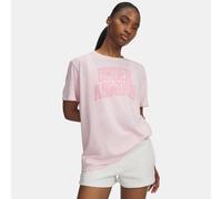 Under Armour Rival Oversized Campus Short Sleeve T-shirt Rosa M Donna