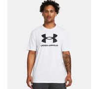 T-SHIRT UNDER ARMOUR Sportstyle Logo Update BIANCA NERA 1382911 100 ORIGINALE