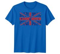 T-shirt Union Jack Londra Inghilterra Gran Bretagna regalo souvenir uomo...